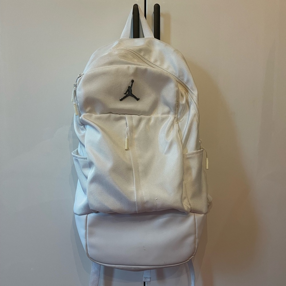White Nike Jordan Backpack